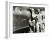 Sculpture of Athlete and Horse at the Stadium for the Olympic Games in Berlin, 1936-German photographer-Framed Photographic Print