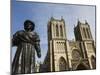 Sculpture of Bengali Scholar Outside the Cathedral, Bristol, Avon, England, United Kingdom, Europe-Jean Brooks-Mounted Photographic Print