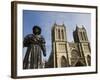 Sculpture of Bengali Scholar Outside the Cathedral, Bristol, Avon, England, United Kingdom, Europe-Jean Brooks-Framed Photographic Print