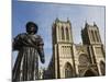 Sculpture of Bengali Scholar Outside the Cathedral, Bristol, Avon, England, United Kingdom, Europe-Jean Brooks-Mounted Photographic Print