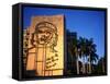 Sculpture of Che Guevara in the Plaza De La Revolucion, Havana, Cuba-Charlotte Hindle-Framed Stretched Canvas