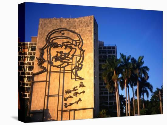 Sculpture of Che Guevara in the Plaza De La Revolucion, Havana, Cuba-Charlotte Hindle-Stretched Canvas