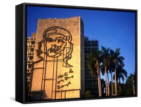Sculpture of Che Guevara in the Plaza De La Revolucion, Havana, Cuba-Charlotte Hindle-Framed Stretched Canvas