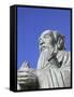 Sculpture of Confucius, Tibet, China-Keren Su-Framed Stretched Canvas