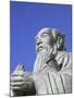 Sculpture of Confucius, Tibet, China-Keren Su-Mounted Photographic Print