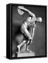 Sculpture of Greek Athlete Holding the Discus-null-Framed Stretched Canvas