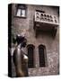 Sculpture of Juliet, Verona, Veneto, Italy-Michael Jenner-Stretched Canvas