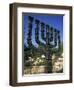 Sculpture of Menorah Near the Knesset in Jerusalem, Israel, Middle East-Simanor Eitan-Framed Photographic Print