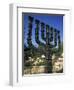 Sculpture of Menorah Near the Knesset in Jerusalem, Israel, Middle East-Simanor Eitan-Framed Photographic Print