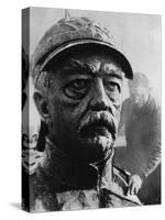 Sculpture of Otto Von Bismarck, 19th Century Prussian Statesman, 1937-null-Stretched Canvas