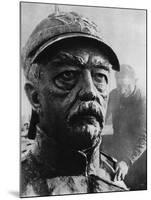 Sculpture of Otto Von Bismarck, 19th Century Prussian Statesman, 1937-null-Mounted Giclee Print