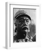 Sculpture of Otto Von Bismarck, 19th Century Prussian Statesman, 1937-null-Framed Giclee Print