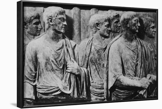 Sculpture of Roman Court-null-Framed Photographic Print
