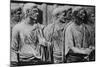 Sculpture of Roman Court-null-Mounted Photographic Print