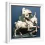 Sculpture of Saint George Slaying the Dragon-null-Framed Photographic Print