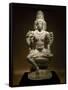 Sculpture of Shiva-null-Framed Stretched Canvas