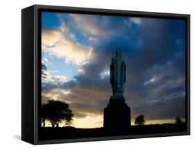 Sculpture of St Patrick, Tara, County Meath, Ireland-null-Framed Stretched Canvas