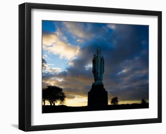 Sculpture of St Patrick, Tara, County Meath, Ireland-null-Framed Photographic Print