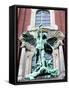 Sculpture of the Archangel Michael Defeating Satan, St Michael's Church, Hamburg, Germany-Miva Stock-Framed Stretched Canvas