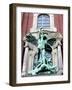 Sculpture of the Archangel Michael Defeating Satan, St Michael's Church, Hamburg, Germany-Miva Stock-Framed Photographic Print