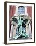 Sculpture of the Archangel Michael Defeating Satan, St Michael's Church, Hamburg, Germany-Miva Stock-Framed Photographic Print
