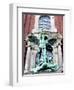 Sculpture of the Archangel Michael Defeating Satan, St Michael's Church, Hamburg, Germany-Miva Stock-Framed Photographic Print