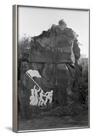 Sculpture of the Fall of Iwo Jima-null-Framed Photographic Print