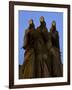 Sculpture of the Feast of the Three Musicians, National Drama Theatre, Vilnius, Lithuania-Gavin Hellier-Framed Photographic Print