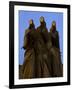 Sculpture of the Feast of the Three Musicians, National Drama Theatre, Vilnius, Lithuania-Gavin Hellier-Framed Photographic Print