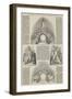 Sculpture of the New Front of Buckingham Palace-null-Framed Giclee Print