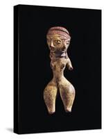 Sculpture of Woman with Two Faces, Mexico, Tlatilco Civilization, Circa 800 B.C.-null-Stretched Canvas