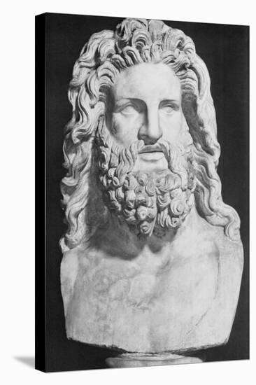 Sculpture of Zeus-null-Stretched Canvas