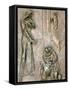 Sculpture on Door Depicting the Miracle of the Wedding at Cana, Annunciation Basilica-Godong-Framed Stretched Canvas