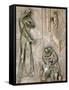 Sculpture on Door Depicting the Miracle of the Wedding at Cana, Annunciation Basilica-Godong-Framed Stretched Canvas