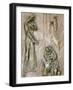 Sculpture on Door Depicting the Miracle of the Wedding at Cana, Annunciation Basilica-Godong-Framed Photographic Print