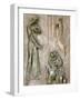 Sculpture on Door Depicting the Miracle of the Wedding at Cana, Annunciation Basilica-Godong-Framed Photographic Print