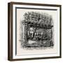 Sculpture on the Arch of Titus, Rome and its Environs, Italy, 19th Century-null-Framed Giclee Print