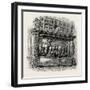 Sculpture on the Arch of Titus, Rome and its Environs, Italy, 19th Century-null-Framed Giclee Print