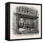 Sculpture on the Arch of Titus, Rome and its Environs, Italy, 19th Century-null-Framed Stretched Canvas