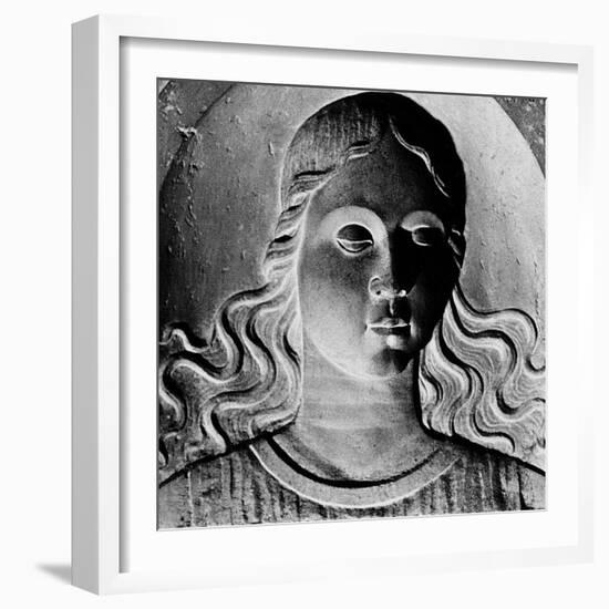 Sculpture on the Barco in the Church of San Michele in Isola-Simon Marsden-Framed Giclee Print