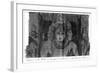 Sculpture on the Wall at the Upper End of the Cave, Island of Elephanta, India, 1799-null-Framed Giclee Print