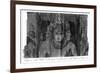 Sculpture on the Wall at the Upper End of the Cave, Island of Elephanta, India, 1799-null-Framed Giclee Print