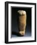 Sculpture Representing a Nude Female Figure, Circa 3300-2900 B.C., Yellow Alabaster-null-Framed Giclee Print