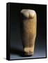 Sculpture Representing a Nude Female Figure, Circa 3300-2900 B.C., Yellow Alabaster-null-Framed Stretched Canvas