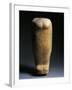 Sculpture Representing a Nude Female Figure, Circa 3300-2900 B.C., Yellow Alabaster-null-Framed Giclee Print