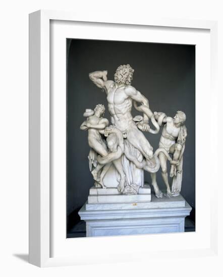 Sculpture, Rome, Lazio, Italy-Richard Ashworth-Framed Photographic Print