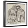 Sculpture, St Augustine Preaching Christianity to King Ethelbert-null-Framed Giclee Print