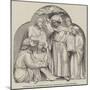 Sculpture, St Augustine Preaching Christianity to King Ethelbert-null-Mounted Giclee Print