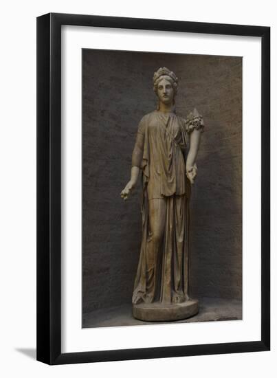 Sculpture. The Ancient Torso (Artemis Statue). Was Restored by Thorvaldsen as Ceres-null-Framed Premium Giclee Print