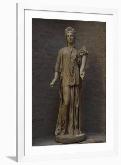Sculpture. The Ancient Torso (Artemis Statue). Was Restored by Thorvaldsen as Ceres-null-Framed Giclee Print